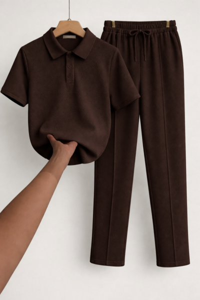 polo cord set brown