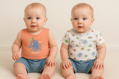 baby boy 3 piece summer set – shirt, suit & shorts