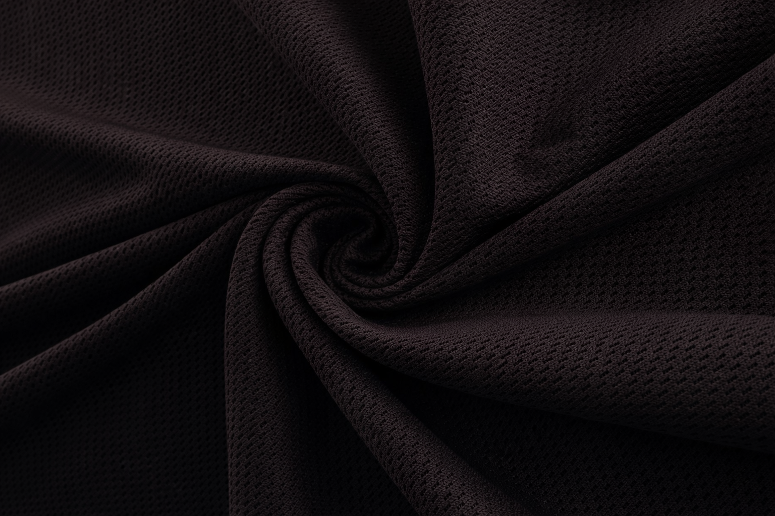 mesh polo set black
