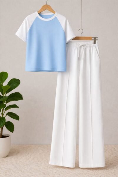 girls active wear blue