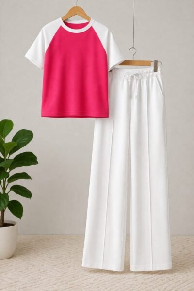 pink drop shoulders set (copy)