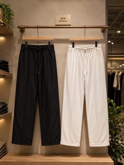 black & white trousers 2 piece set